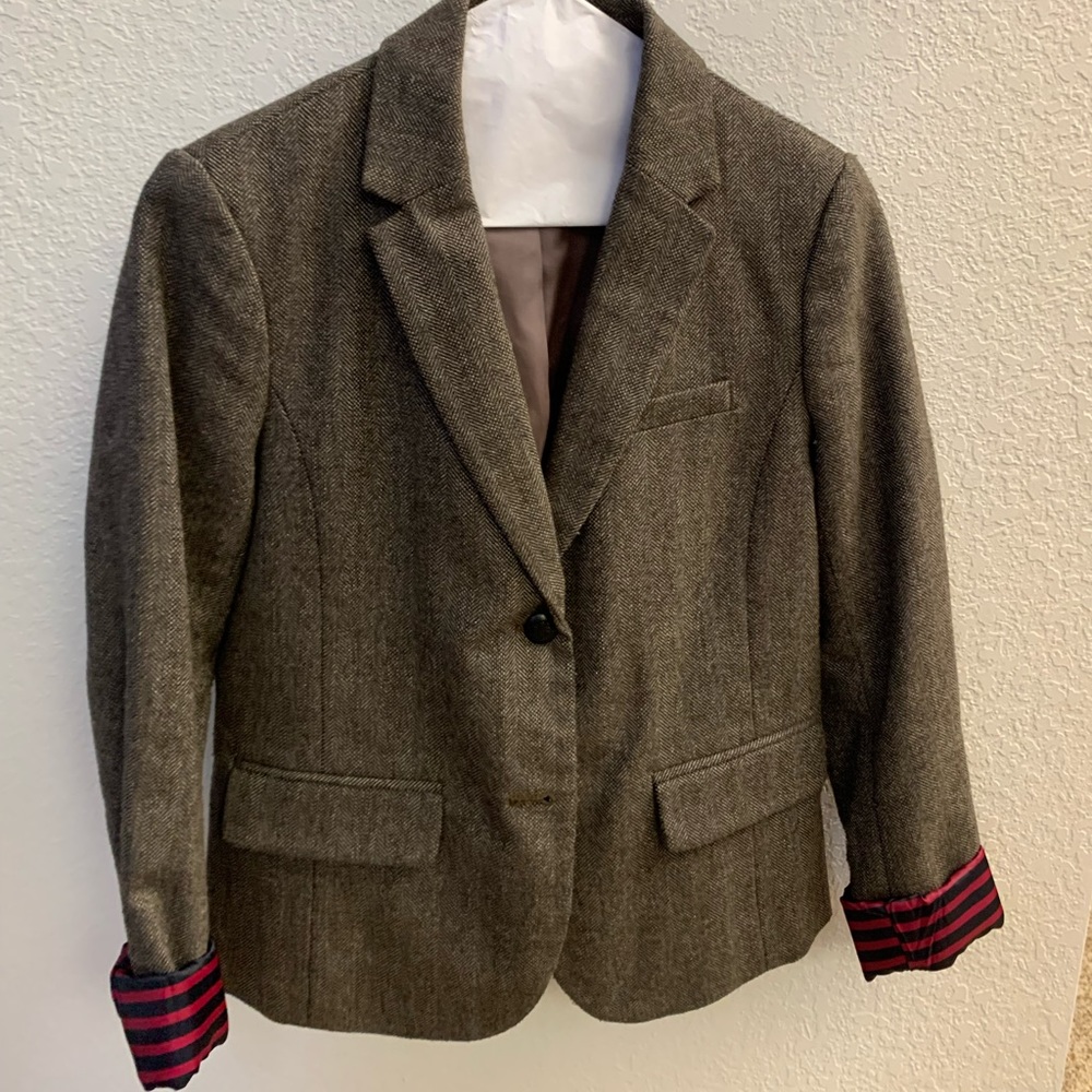 JCrew Fitted Wool/Tweed Blazer